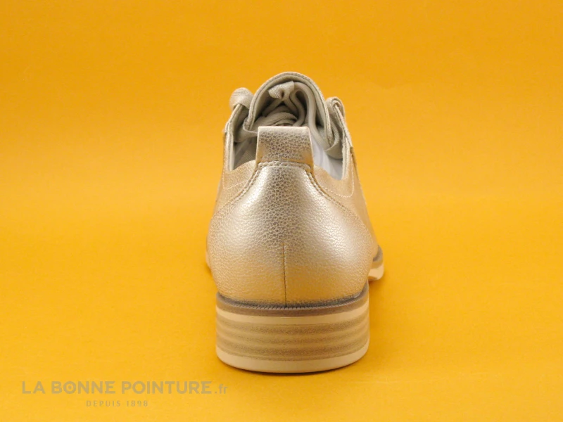 Tamaris 1-23204-20 Light Gold - Derby Femme Metallise 4 Tamaris 1-23204-20 Light Gold - Derby Femme Metallise – Image 4