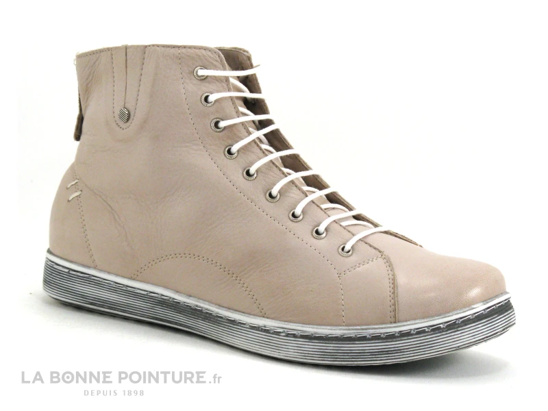 Andrea Conti 27913 Beige - Chaussure Montante 1 Andrea Conti 27913 Beige - Chaussure Montante