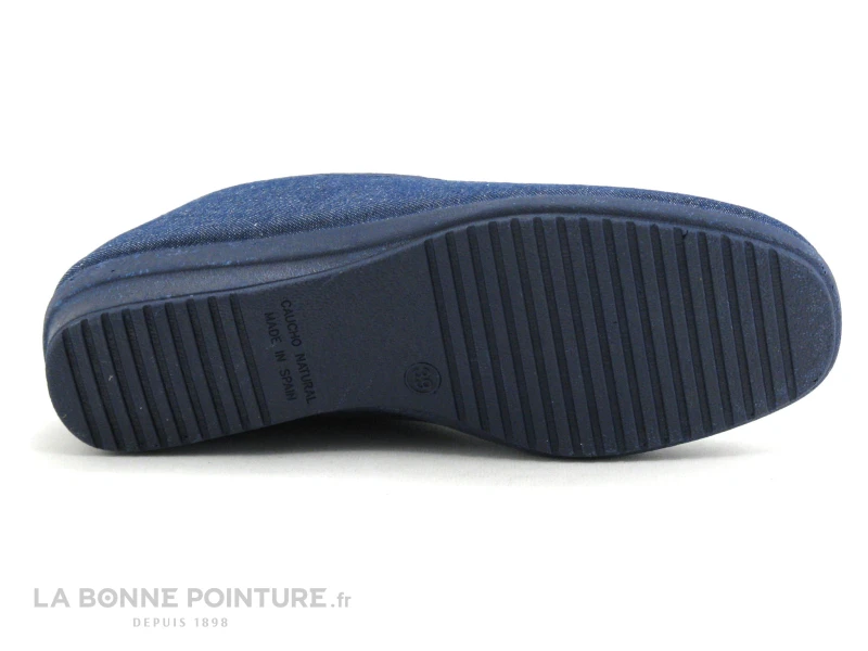 Zels 3147 Marino - Chausson Femme Bleu Jean 4 Zels 3147 Marino - Chausson Femme Bleu Jean – Image 4