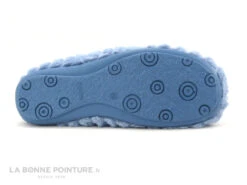 Ouf Tempo TELNET Ciel - Pantoufle Peluche Bleue - Femme -Chaussures Promotion Magasin cd24607c73b9e66c561f35ea11d5d5ef img 6587.jpg 155287