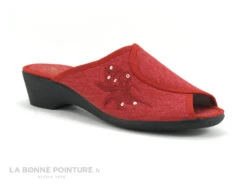 Semelflex SHEILA Rouge - Pantoufle Mule Femme - Petit Talon -Chaussures Promotion Magasin cd24607c73b9e66c561f35ea11d5d5ef img 6627.jpg 167476