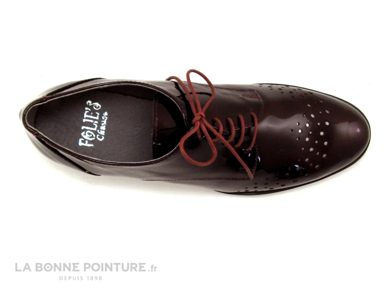 Folies VIANA Bordeaux - Chaussure Derby Femme 6 Folies VIANA Bordeaux - Chaussure Derby Femme – Image 6