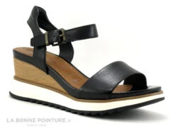 Tamaris 1-28015-26 001 Black - Sandale Noire Talon Haut Compense -Chaussures Promotion Magasin cd24607c73b9e66c561f35ea11d5d5ef img 6750.jpg 155532
