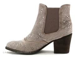 Alma En Pena I18287 - Velours Taupe - Perles - Boots Western Talon -Chaussures Promotion Magasin cd24607c73b9e66c561f35ea11d5d5ef img 6800.jpg 125358