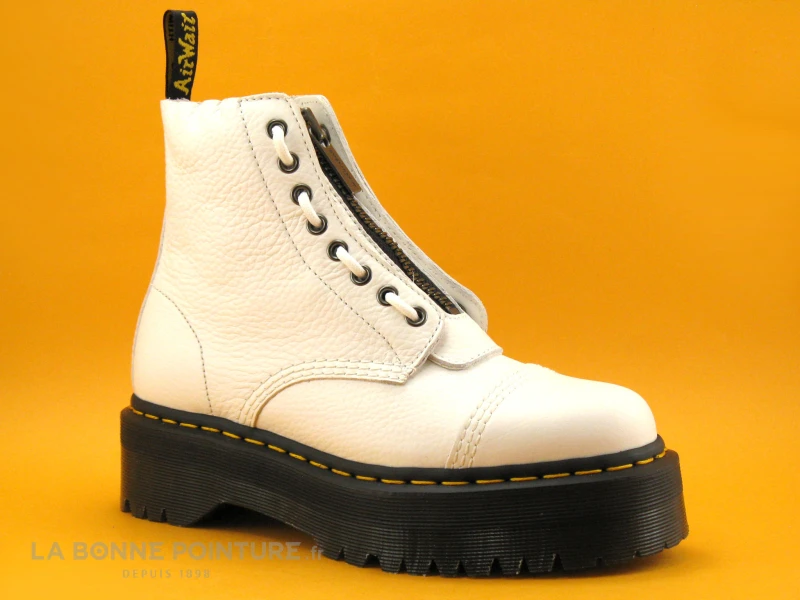 Dr. Martens Dr Martens SINCLAIR White Aunt Sally 26261100 - Boots Plateforme Blanc 1 Dr. Martens Dr Martens SINCLAIR White Aunt Sally 26261100 - Boots Plateforme Blanc