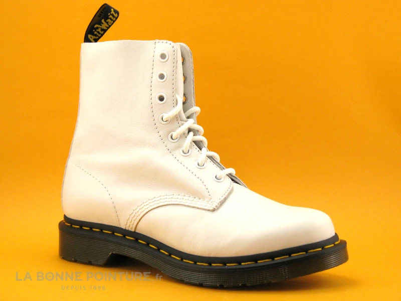 Dr. Martens Dr Martens PASCAL Optical White Virginia - 26802543 - Bottine Blanche 5 Dr. Martens Dr Martens PASCAL Optical White Virginia - 26802543 - Bottine Blanche – Image 5