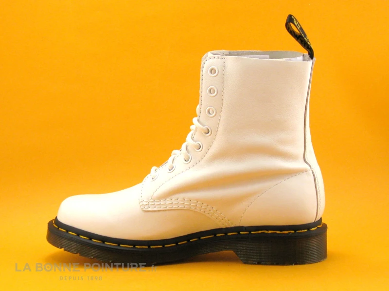 Dr. Martens Dr Martens PASCAL Optical White Virginia - 26802543 - Bottine Blanche 3 Dr. Martens Dr Martens PASCAL Optical White Virginia - 26802543 - Bottine Blanche – Image 3