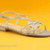 The Divine Factory J3684 Argent - Sandale Femme