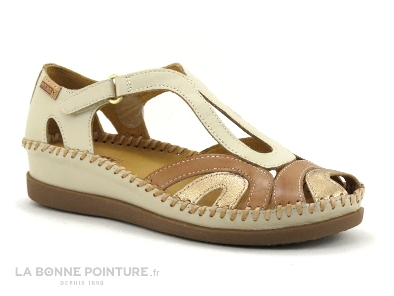 Pikolinos CADAQUES W8K-1569C4 807 Marfil - Nu-pieds Femme Beige 1 Pikolinos CADAQUES W8K-1569C4 807 Marfil - Nu-pieds Femme Beige