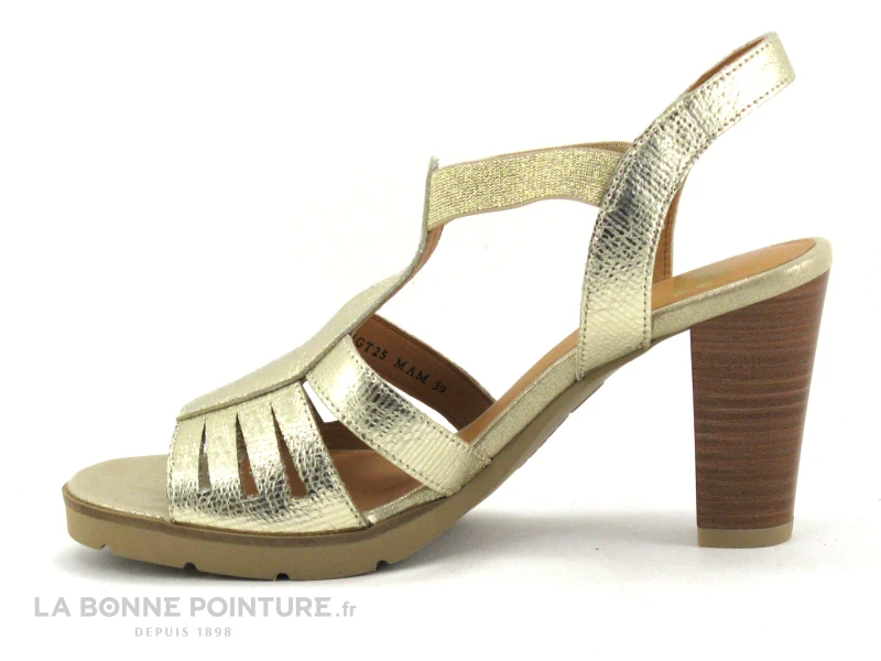 MamZelle TAXON Mini Crack Platine - CJ164 - Sandale Talon Haut 3 MamZelle TAXON Mini Crack Platine - CJ164 - Sandale Talon Haut – Image 3