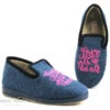 Ouf Tempo SUGNY Bleu - Love Is In The Air - Chausson Femme