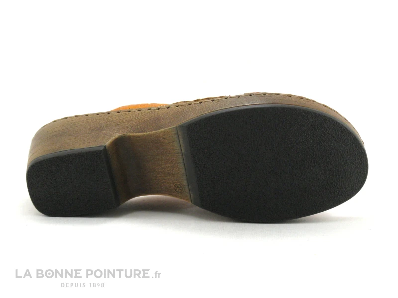 Pedi Girl YVAIR Rouge Safran - Mule Femme Petit Talon 7 Pedi Girl YVAIR Rouge Safran - Mule Femme Petit Talon – Image 7