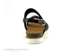 Marco Tozzi 2-28410-20 Noir Argent - Sandale Plate Femme -Chaussures Promotion Magasin cd24607c73b9e66c561f35ea11d5d5ef img 7293.jpg 180527