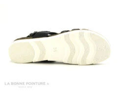 Marco Tozzi 2-28410-20 Noir Argent - Sandale Plate Femme -Chaussures Promotion Magasin cd24607c73b9e66c561f35ea11d5d5ef img 7294.jpg 180528