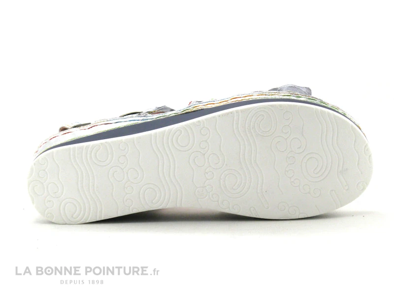 Laura Vita BRCUELO 0621 Gris - Sandale Reglable Femme 3 Velcros 7 Laura Vita BRCUELO 0621 Gris - Sandale Reglable Femme 3 Velcros – Image 7