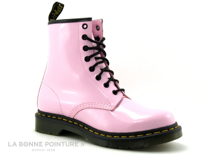Dr. Martens Dr Martens PASCAL Pale Pink Patent Lamper - 26425322 - Bottine Rose 5 Dr. Martens Dr Martens PASCAL Pale Pink Patent Lamper - 26425322 - Bottine Rose – Image 5