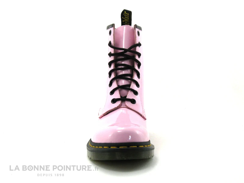 Dr. Martens Dr Martens PASCAL Pale Pink Patent Lamper - 26425322 - Bottine Rose 2 Dr. Martens Dr Martens PASCAL Pale Pink Patent Lamper - 26425322 - Bottine Rose – Image 2