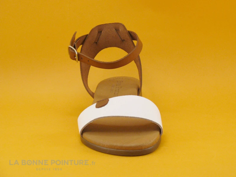 Eva Frutos 9152 Blanc - Sandale Plate Femme 2 Eva Frutos 9152 Blanc - Sandale Plate Femme – Image 2