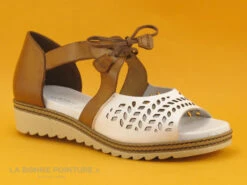 Dorking ESPE D8773-TX - Blanc Marron - Sandale Femme Avec Contrefort -Chaussures Promotion Magasin cd24607c73b9e66c561f35ea11d5d5ef img 7557.jpg 169014