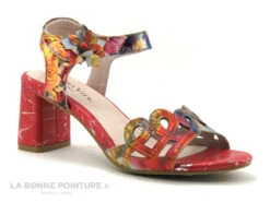 Laura Vita HECO 13 Rouge - Sandale Talon Haut -Chaussures Promotion Magasin cd24607c73b9e66c561f35ea11d5d5ef img 7647.jpg 156630