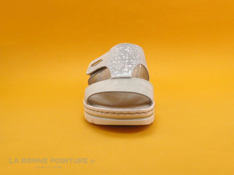 Fly Flot FLYKOR Argent - Gris - Mule Compensee Femme 2 Fly Flot FLYKOR Argent - Gris - Mule Compensee Femme – Image 2