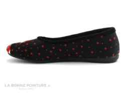 Ouf Tempo COMINO Noir Rouge - Audrey Hepburn - Pantoufle Ballerine -Chaussures Promotion Magasin cd24607c73b9e66c561f35ea11d5d5ef img 7675.jpg 137224