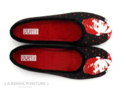 Ouf Tempo COMINO Noir Rouge - Audrey Hepburn - Pantoufle Ballerine -Chaussures Promotion Magasin cd24607c73b9e66c561f35ea11d5d5ef img 7678.jpg 137220