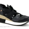 Gioseppo TASSIN - Sandale Sneaker Femme Noire Avec Ruban