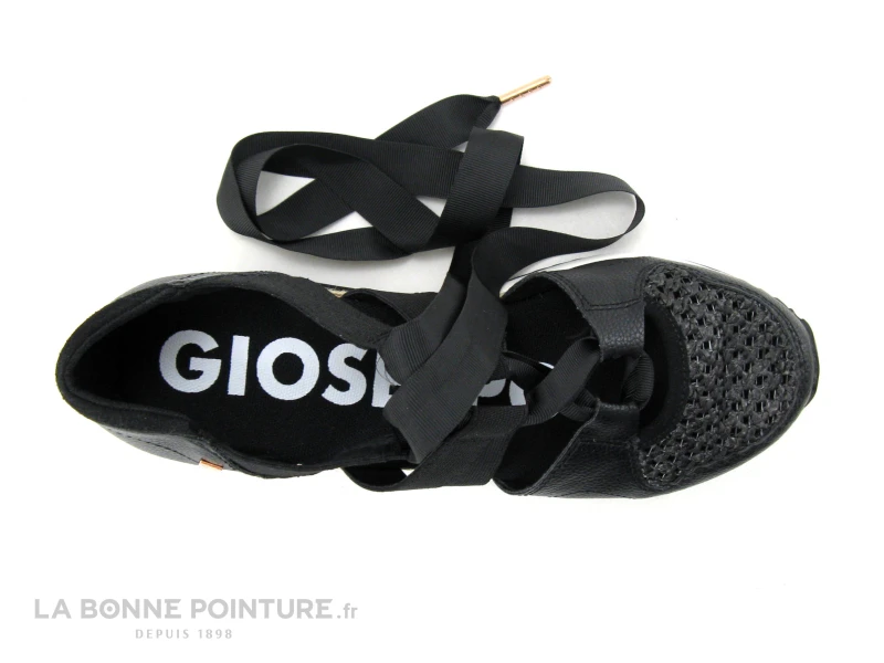 Gioseppo TASSIN - Sandale Sneaker Femme Noire Avec Ruban 6 Gioseppo TASSIN - Sandale Sneaker Femme Noire Avec Ruban – Image 6