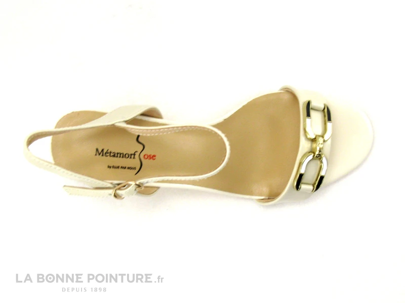 Metamorf Ose NAKATA Beige - Sandale Elegante Talon Haut Original 6 Metamorf Ose NAKATA Beige - Sandale Elegante Talon Haut Original – Image 6