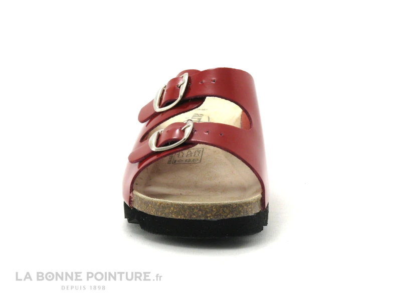 Artika GADIN Verni Rouge - Mule Confort Femme Reglable 2 Artika GADIN Verni Rouge - Mule Confort Femme Reglable – Image 2
