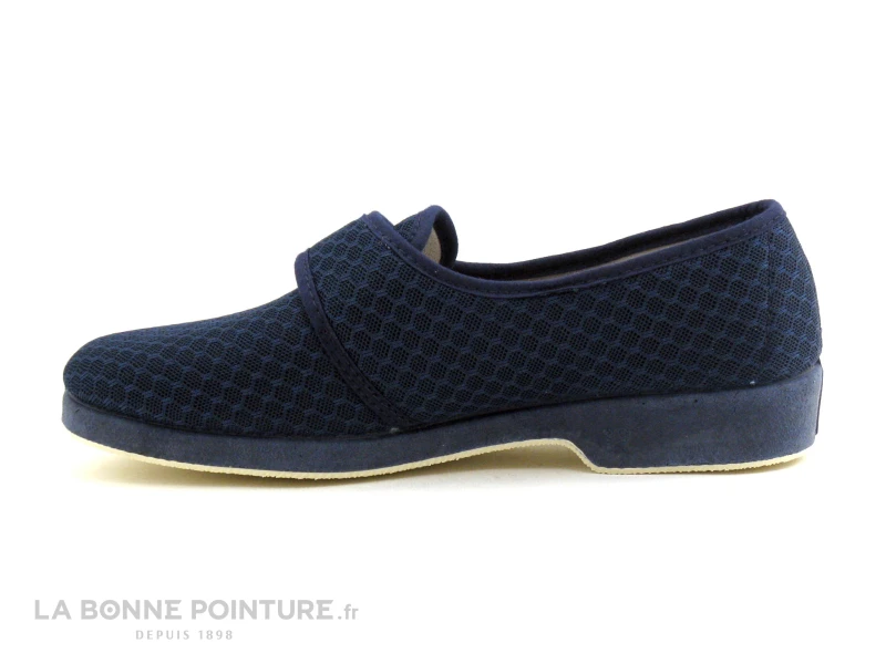 Semelflex Ariane 3 Marine Chausson Velcro Femme 3 Semelflex Ariane 3 Marine Chausson Velcro Femme – Image 3