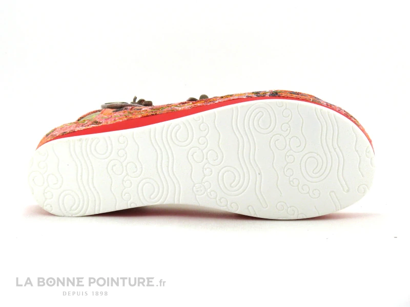 Laura Vita BRCUELO 91 Cerise - Sandale Reglable Femme Avec Scratches 7 Laura Vita BRCUELO 91 Cerise - Sandale Reglable Femme Avec Scratches – Image 7