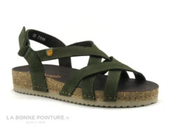 Jungla 7999 Forest Prado - Sandale Femme En Cuir Vert -Chaussures Promotion Magasin cd24607c73b9e66c561f35ea11d5d5ef img 8069.jpg 181357