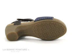 Jungla 7683 Bleu Marine - Marron - Sandale A Talon Epais -Chaussures Promotion Magasin cd24607c73b9e66c561f35ea11d5d5ef img 8090.jpg 181513