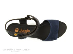 Jungla 7683 Bleu Marine - Marron - Sandale A Talon Epais -Chaussures Promotion Magasin cd24607c73b9e66c561f35ea11d5d5ef img 8091.jpg 181514