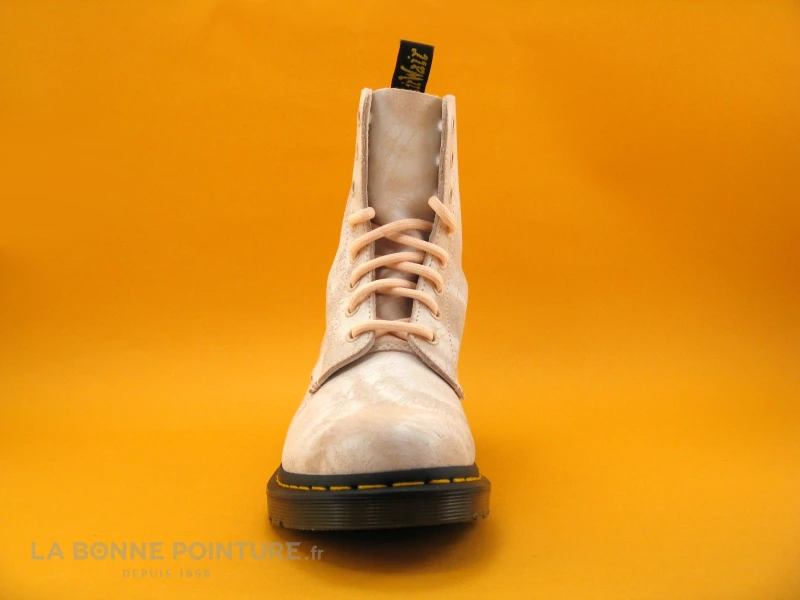 Dr. Martens Dr Martens 1460 PASCAL SHELL Pink White Tie Dye Suede - Bottine 2 Dr. Martens Dr Martens 1460 PASCAL SHELL Pink White Tie Dye Suede - Bottine – Image 2