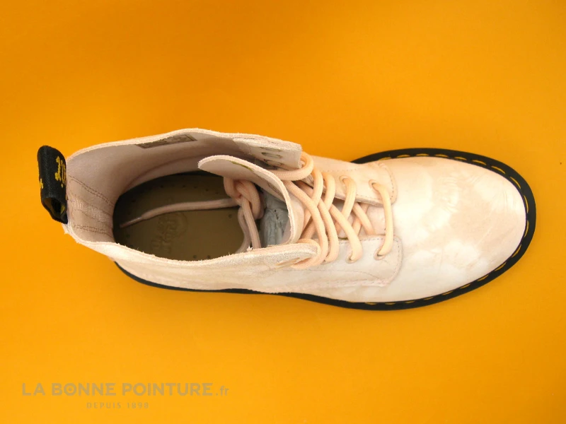 Dr. Martens Dr Martens 1460 PASCAL SHELL Pink White Tie Dye Suede - Bottine 6 Dr. Martens Dr Martens 1460 PASCAL SHELL Pink White Tie Dye Suede - Bottine – Image 6