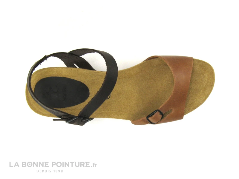 Inter Bios 5612 Ours Moka - Sandale Cuir Marron - Talon Compense 6 Inter Bios 5612 Ours Moka - Sandale Cuir Marron - Talon Compense – Image 6