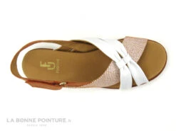 Fugitive KIM Orange - Blanc - Brides Croisees - Sandale Femme -Chaussures Promotion Magasin cd24607c73b9e66c561f35ea11d5d5ef img 8199.jpg 169374