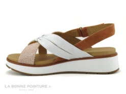 Fugitive KIM Orange - Blanc - Brides Croisees - Sandale Femme -Chaussures Promotion Magasin cd24607c73b9e66c561f35ea11d5d5ef img 8202.jpg 169371