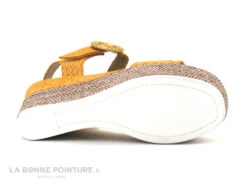 Geo Reino VIABE Orange - Nu-pieds Talon Compense -Chaussures Promotion Magasin cd24607c73b9e66c561f35ea11d5d5ef img 8206.jpg 181802