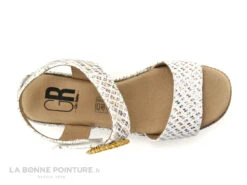 Geo Reino VIABE Zimbali Blanc - Sandale Femme Talon Compense -Chaussures Promotion Magasin cd24607c73b9e66c561f35ea11d5d5ef img 8208.jpg 181790