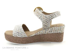 Geo Reino VIABE Zimbali Blanc - Sandale Femme Talon Compense -Chaussures Promotion Magasin cd24607c73b9e66c561f35ea11d5d5ef img 8211.jpg 181793