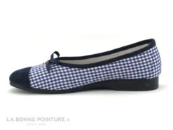 Semelflex DENISE 2 Marine - Carreaux - Pantoufle Ballerine -Chaussures Promotion Magasin cd24607c73b9e66c561f35ea11d5d5ef img 8223.jpg 169558