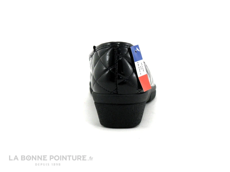 Fargeot BRUXELLES Noir Verni - Pantoufle Ballerine 4 Fargeot BRUXELLES Noir Verni - Pantoufle Ballerine – Image 4