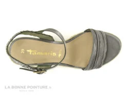 Tamaris 1-28360-28 Emerald Pleats - Nu-pieds Talon Compense -Chaussures Promotion Magasin cd24607c73b9e66c561f35ea11d5d5ef img 8324.jpg 169538