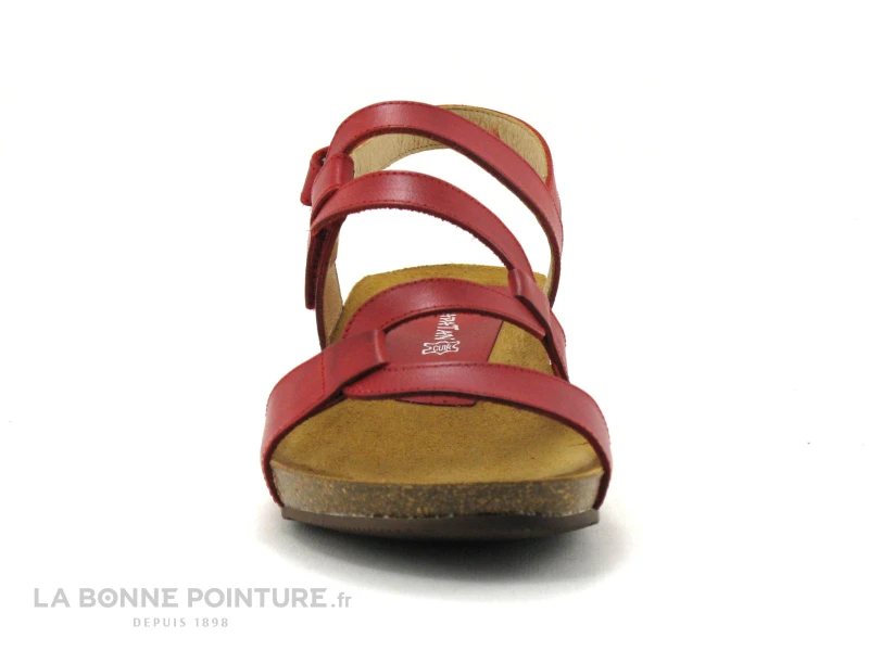 Xapatan 2164 Rouge - Sandale Femme - Petit Talon Compense 2 Xapatan 2164 Rouge - Sandale Femme - Petit Talon Compense – Image 2
