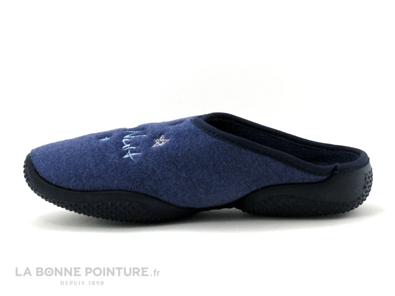 Airplum BONUIT Marine - Pantoufle Femme - Bonne Nuit 2 Airplum BONUIT Marine - Pantoufle Femme - Bonne Nuit – Image 2