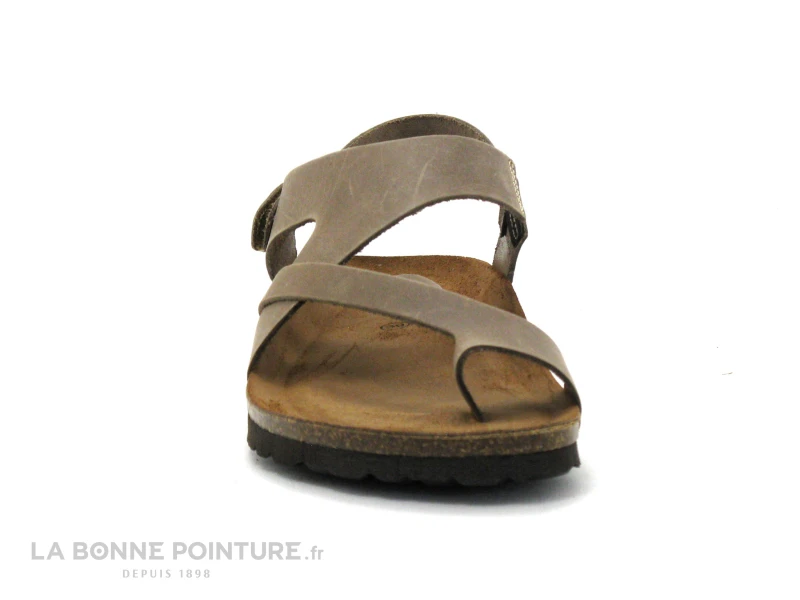 Inter Bios 7199 Pardo - Sandale Femme Cuir Marron Avec Entre-doigt 2 Inter Bios 7199 Pardo - Sandale Femme Cuir Marron Avec Entre-doigt – Image 2